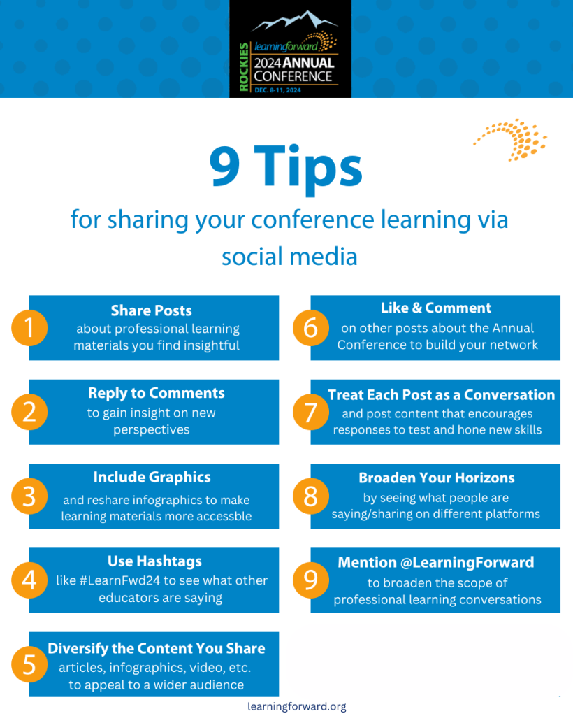 9 Tips for Sharing Your Conference Experience